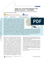 Assembly of Plant Enzymes in E. Coli For The Production of The Valuable ( ) - Podophyllotoxin Precursor ( ) - Pluviatolide