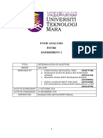 Lab FST306 Moisture