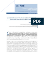 Juan Paz y Miño, "La Economía Ecuatoriana en El Bicentenario Del Inicio Del Proceso de La Independencia"