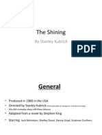 The Shining: by Stanley Kubrick