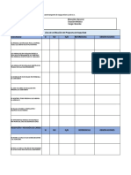 Lista de Verificacion Deprograma de Seguridad