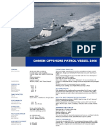 Damen Offshore Patrol Vessel 2400: General Operational Capacities