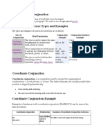 Understanding Conjunction: Phrase, Clause, Speech