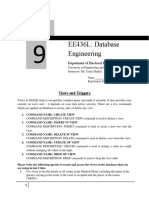 EE436L: Database Engineering: Lab Manual