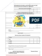 Tabelul de Performanță Școlară La Disciplina Dezvoltare Personală Pentru Învăţământul Gimnazial