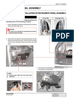 Removal and Installation of Instrument Panel Assembly