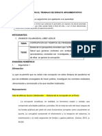 Esquema para El Trabajo de Ensayo Argumentativ1