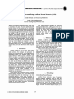 Diabetes Mellitus Forecast Using Artificial Neural Network Ann