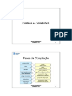 Sintaxe e Semantica