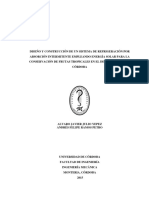 Diseño y Construcción de Un Sistema de Refrigeración Por Absorción Intermitente Empleando PDF