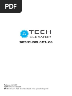 Tech Elevator School Catalog, 2020 PDF