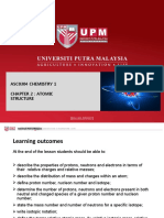 Asc0304 Chemistry 1 Chapter 2: Atomic Structure