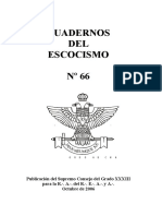 Cuaderno Del Escocismo 66 EL RITO ESCOCES ANTIGUO Y ACEPTADO Y EL ESCOCISMO EN LA ARGENTINA Por El Il y M P H Roberto Neumarkt 33º PDF