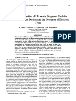 Resolution Evaluation of Ultrasonic Diagnosis Tools For Electrical Insulation Devices and The Detection of Electrical Trees