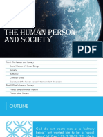 The Human Person in Society PDF