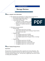 Storage Devices: How A Computer Stores Information