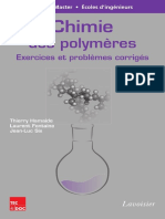 Chimie Des Polymeres Exercices Et Problemes Corriges 2 Ed - Sommaire