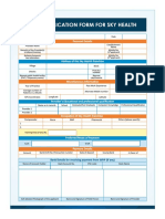 SKY Health Centre Application Form PDF