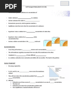 Cell Transport Notes (Unit 3.4-3.10) : - Concentration