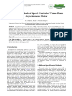 Different Methods of Speed Control of Three-Phase PDF