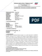 Informe Del Tutor