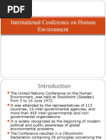 International Environmental Conferences