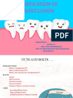 Classification of Malocclusion