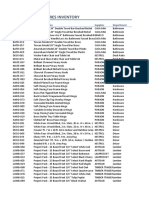 Norton Homewares Inventory: Product Code Item Description Supplier Department