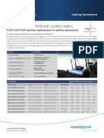 Diamondspark Pipeline Cored Wires: FCAW and MCAW Seamless Welding Wires For Pipeline Applications