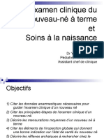 Examen Clinique Du Nné - Soins en Salle de Nce