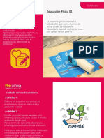 Ficha. Educación Física. Tercer Grado. Secundaria PDF