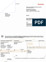 Facture de Paiement SUISSE