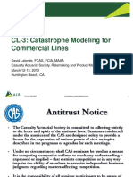 Catastrophe Modeling For Commercial Lines - Lalonde