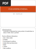 Cleansing Enema