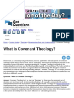 What Is Covenant Theology