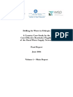 Drilling For Water in Ethiopia A Country Case-Study by The Cost-Effective Boreholes Flagship of The Rural Water Supply Network