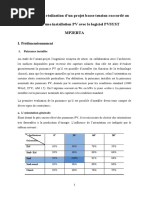 Réalisation PVSYST PDF