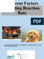 Factors Affecting Reaction Rates