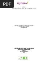 Producto 2 Analisis Argumentativo - Liliana Rugeles - Andrea Mejia Murcia