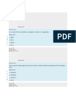 Quiz 3: Answer Saved Marked Out of 1.00