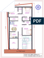 16'-0''WIDE ROAD: Total Plot Area 1395 Sq. Ft. Total Covered Area 1270 Sq. FT