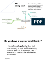 Family: Part 1 IELTS Speaking Exam