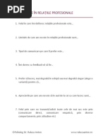 Nevoile Mele În Relațiile Profesionale PDF