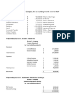 Exercise 1: On December 31, Bryniuk's Company, The Accounting Records Showed The Following Information