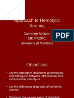 Approach To Hemolytic Anemias