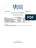 BKF 2453 Chemical Reaction Engineering