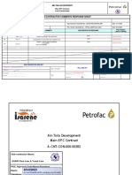 Sub-Contractor Comments Response Sheet: Ain Tsila Development