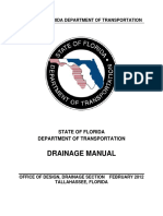 Drainage Manual: State of Florida Department of Transportation