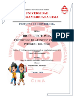 Mapa Conceptual - Informe (Biopulpectomia)