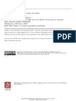 The Problem of Policy Formation PDF